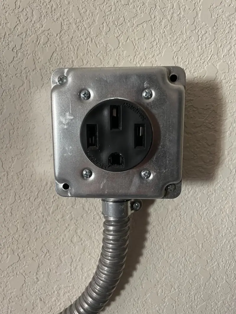 NEMA 14-50 outlet installed for Smart Home Electrical in Port Royal